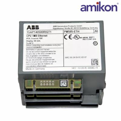 ABB	1SAP140500R0271 PM585-ETH	Central Processing Unit Module