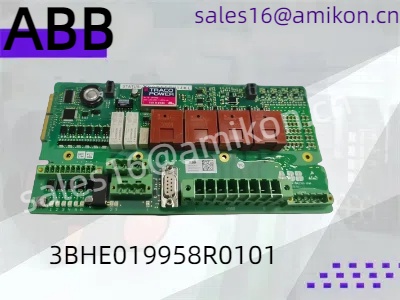 ABB 3BHE019958R0101: The Essential Control Board for Industrial Automation