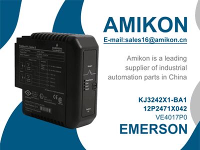 Unlocking Efficiency with the Emerson KJ3242X1-BA1 12P2471X042 VE4017P0 Fieldbus Module