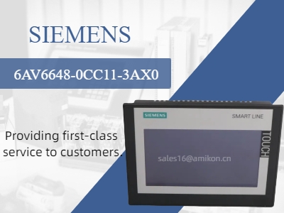  Siemens 6AV6648-0CC11-3AX0: A Powerful HMI for Industrial Automation