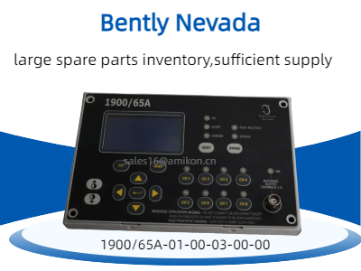 Advanced Monitoring Solutions for Industrial Machinery: Bently Nevada 1900/65A-01-00-03-00-00 Operator Interface